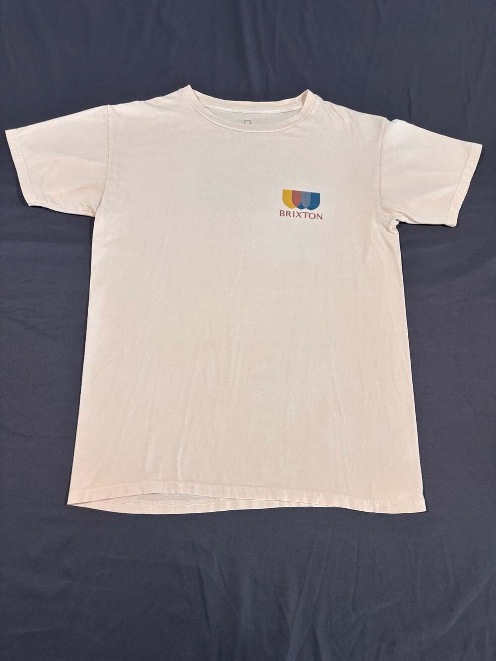 Brixton Standard Fit Graphic T-Shirt Mens M, Cream